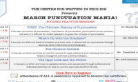 March Punctuation Mania